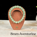8mm Aventurine Gemstone Bracelet
