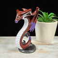 Red Serpent Sphere Stand