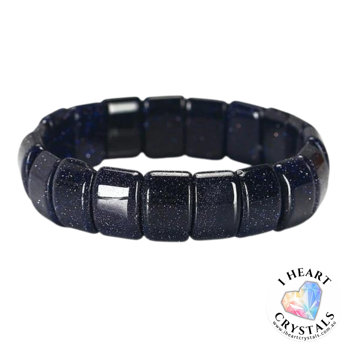 Gemstone Bracelet - Blue Goldstone