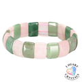 Gemstone Bracelet - Aventurine & Rose Quartz