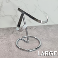 Large Silver Metal Heart Stand (for 12cm+ diam. hearts)