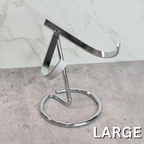 Large Silver Metal Heart Stand (for 12cm+ diam. hearts)