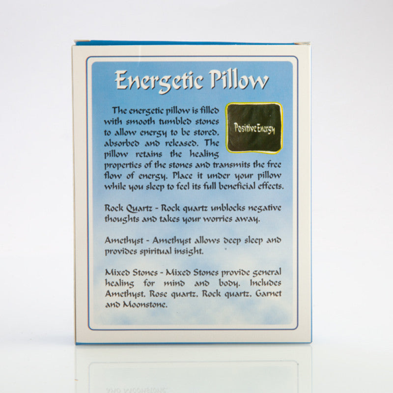 Clear Quartz Gemstone Energy Pillow