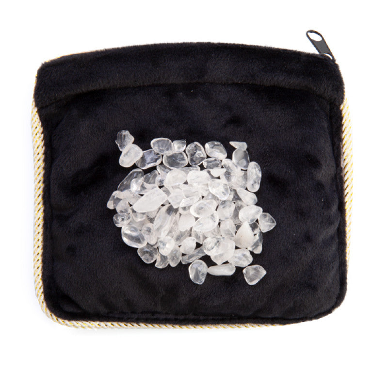 Clear Quartz Gemstone Energy Pillow