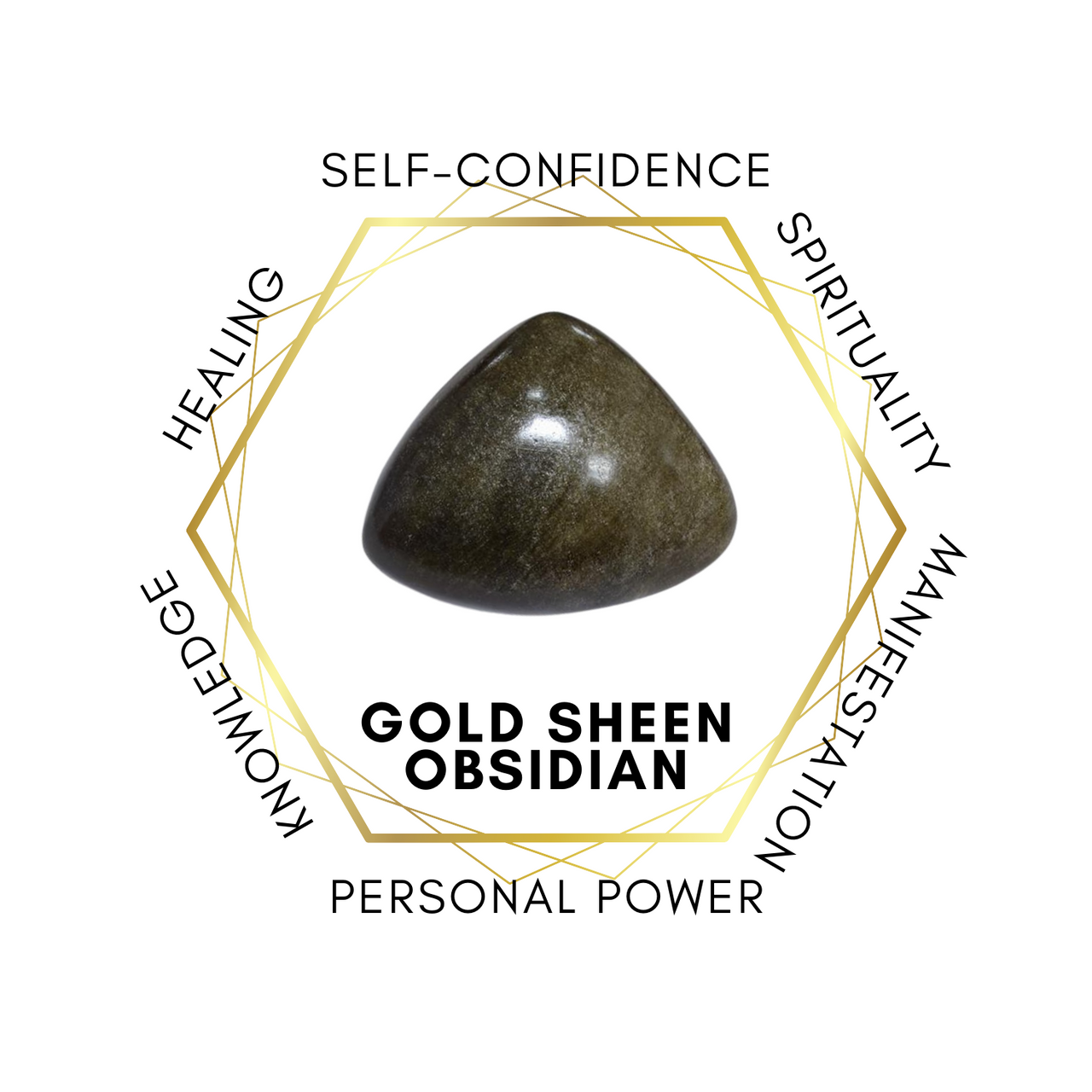 Gold Sheen Obsidian 75cm-80cm Chips Strand