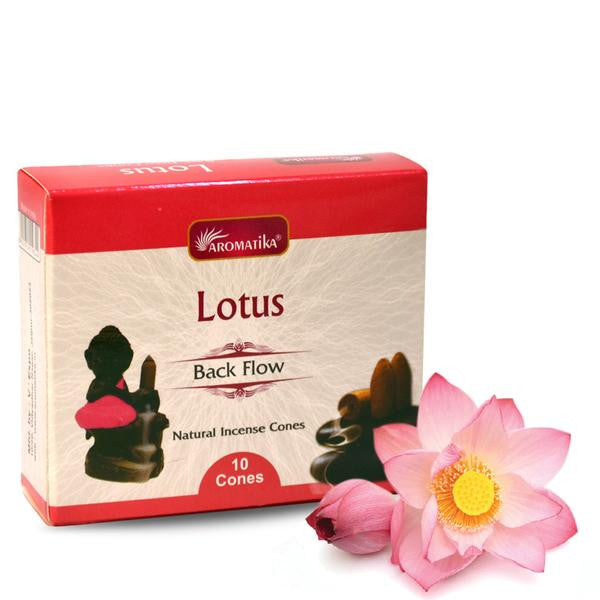 Backflow Aromatika Dhoop Incense Cones - Lotus