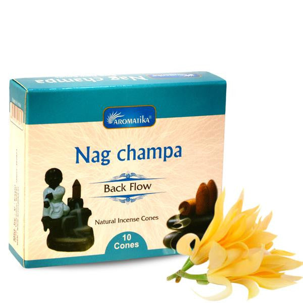 Backflow Aromatika Dhoop Incense Cones - Nag Champa