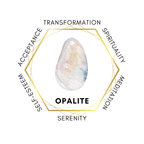 Mini Gemstone Pyramid - Opalite x 2
