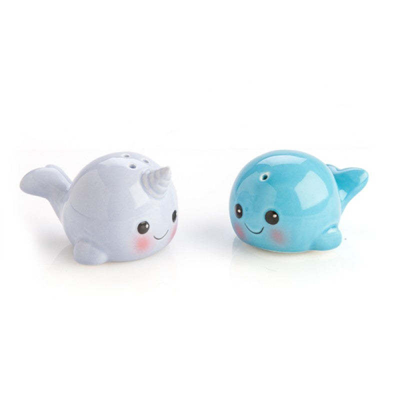 Whale & Narwhal Salt & Pepper Shakers