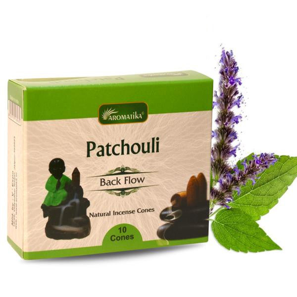 Backflow Aromatika Dhoop Incense Cones - Patchouli