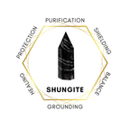 3.5cm Om with Flower of Life Shungite Adjustable Necklace