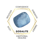 3cm Gemstone Star - Sodalite
