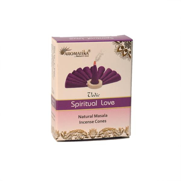 Aromatika Dhoop Incense Cones - Spiritual Love