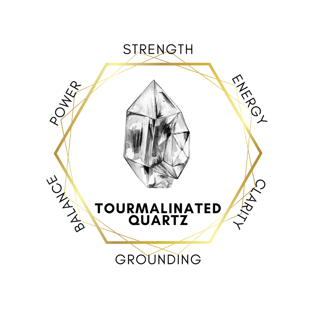 Tourmalinated Quartz 75cm-80cm Chips Strand