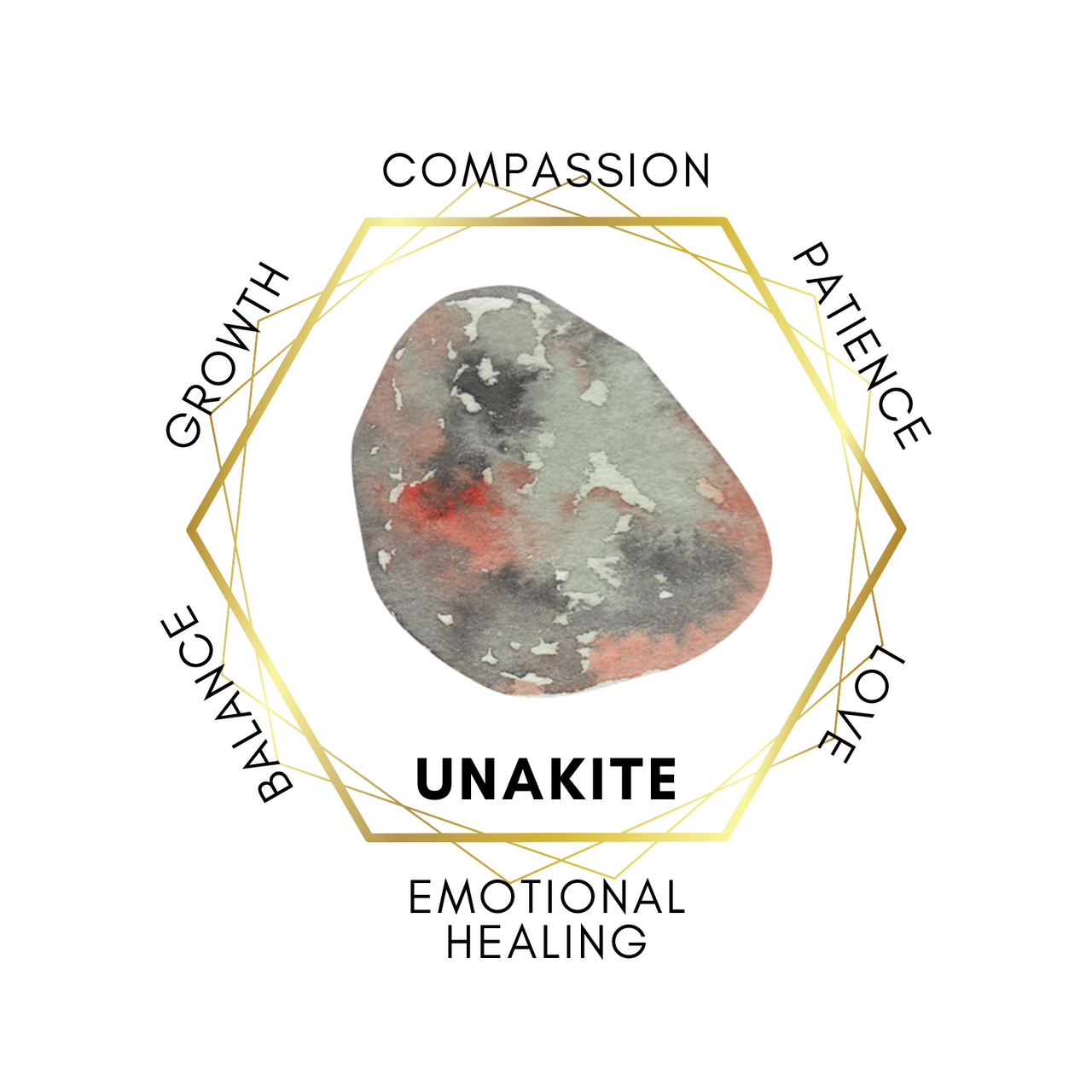 Gemstone Bracelet - Unakite