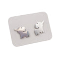 Stainless Steel Stud Earrings - Elephant