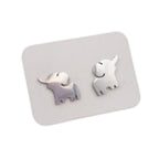 Stainless Steel Stud Earrings - Elephant