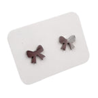 Stainless Steel Stud Earrings - Bows