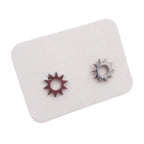 Stainless Steel Stud Earrings - Sun