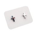 Stainless Steel Stud Earrings - Crosses