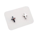 Stainless Steel Stud Earrings - Crosses