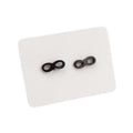 Coated Stainless Steel Stud Earrings - Infinity Symbol