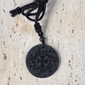 3.5cm Ornate Cross Shungite Adjustable Necklace