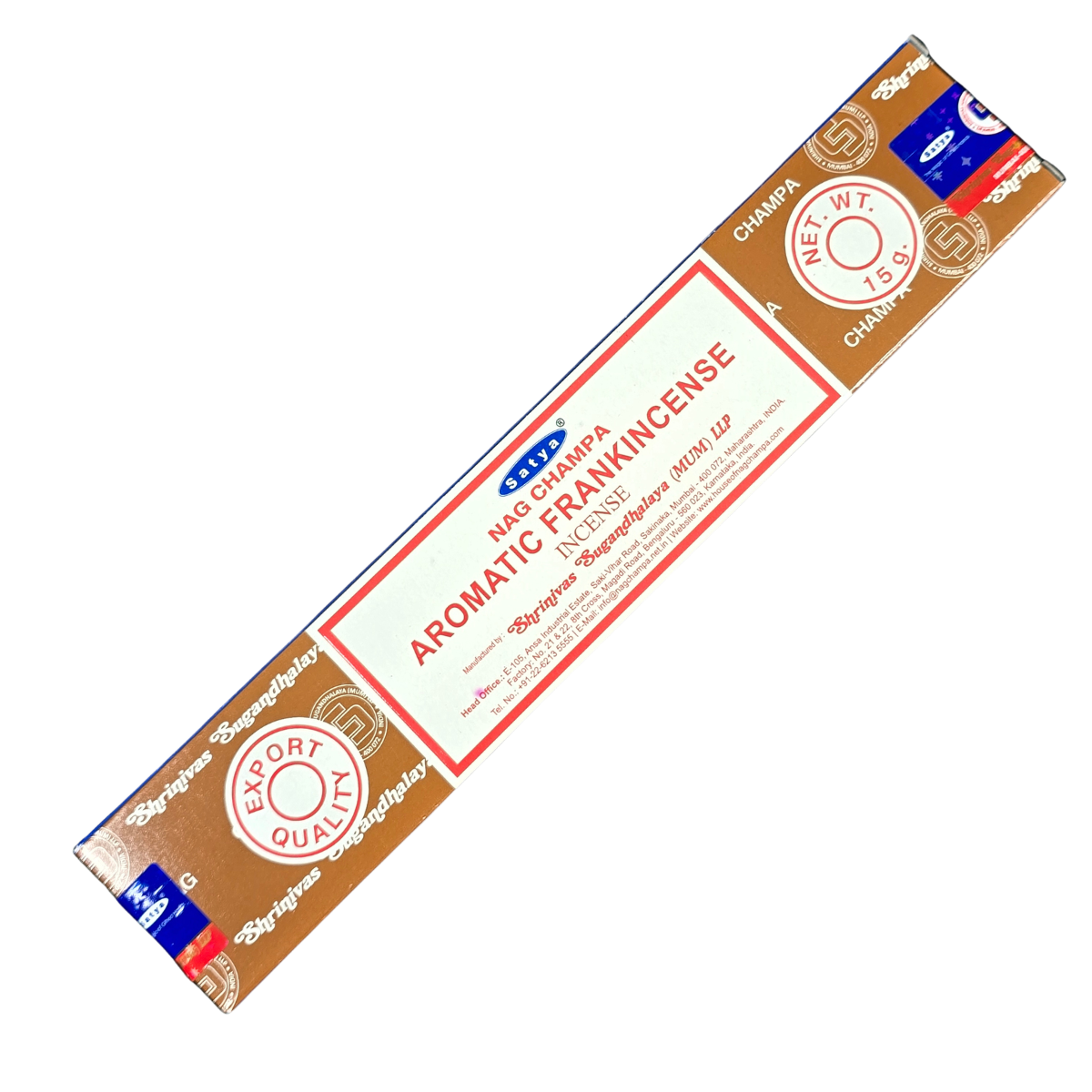Satya Aromatic Frankincense Incense Sticks 15g
