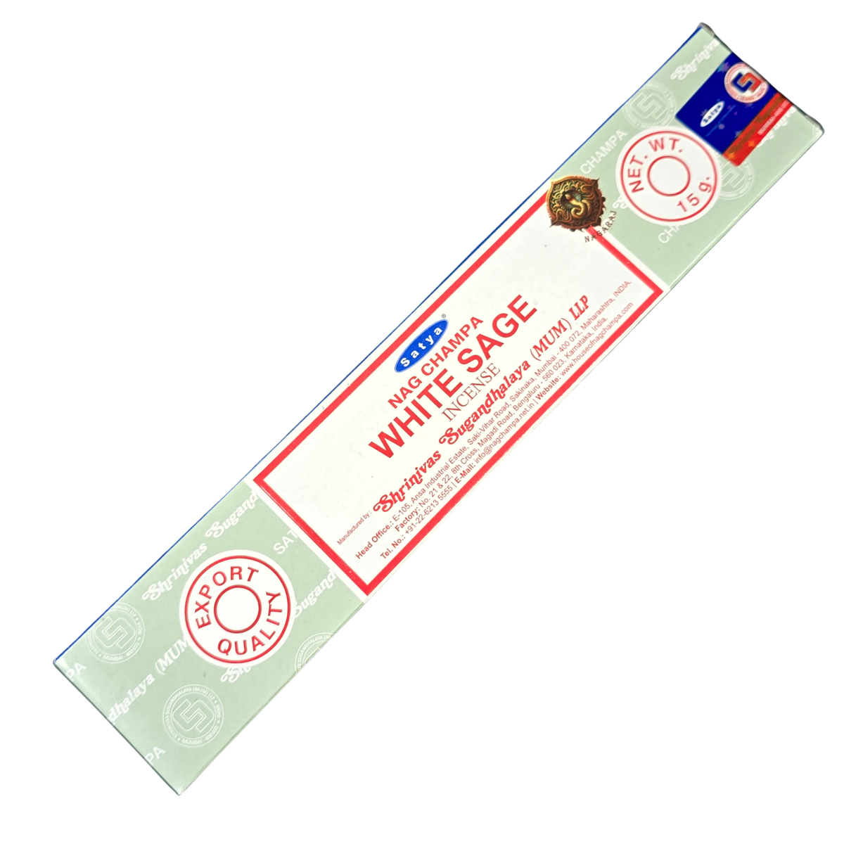 Satya White Sage Incense Sticks 15g