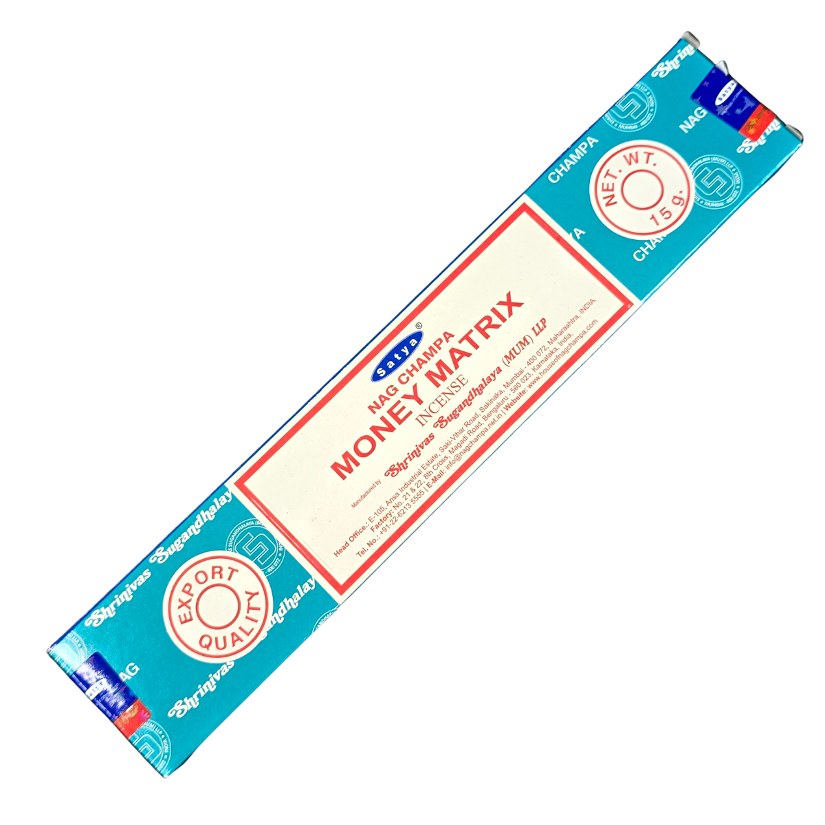 Satya Money Matrix Incense Sticks 15g