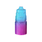 8cm-10cm Aura Coated Selenite Tower - Blue/Purple
