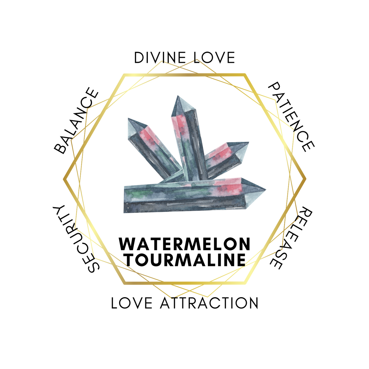 Watermelon Tourmaline 75cm-80cm Chips Strand
