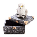 Snowy Owl Treasure Chest Trinket Box