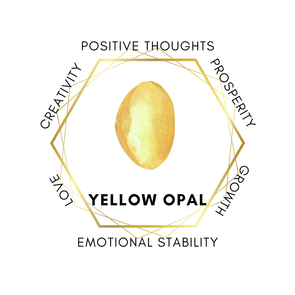 6mm Yellow Opal Gemstone Bracelet