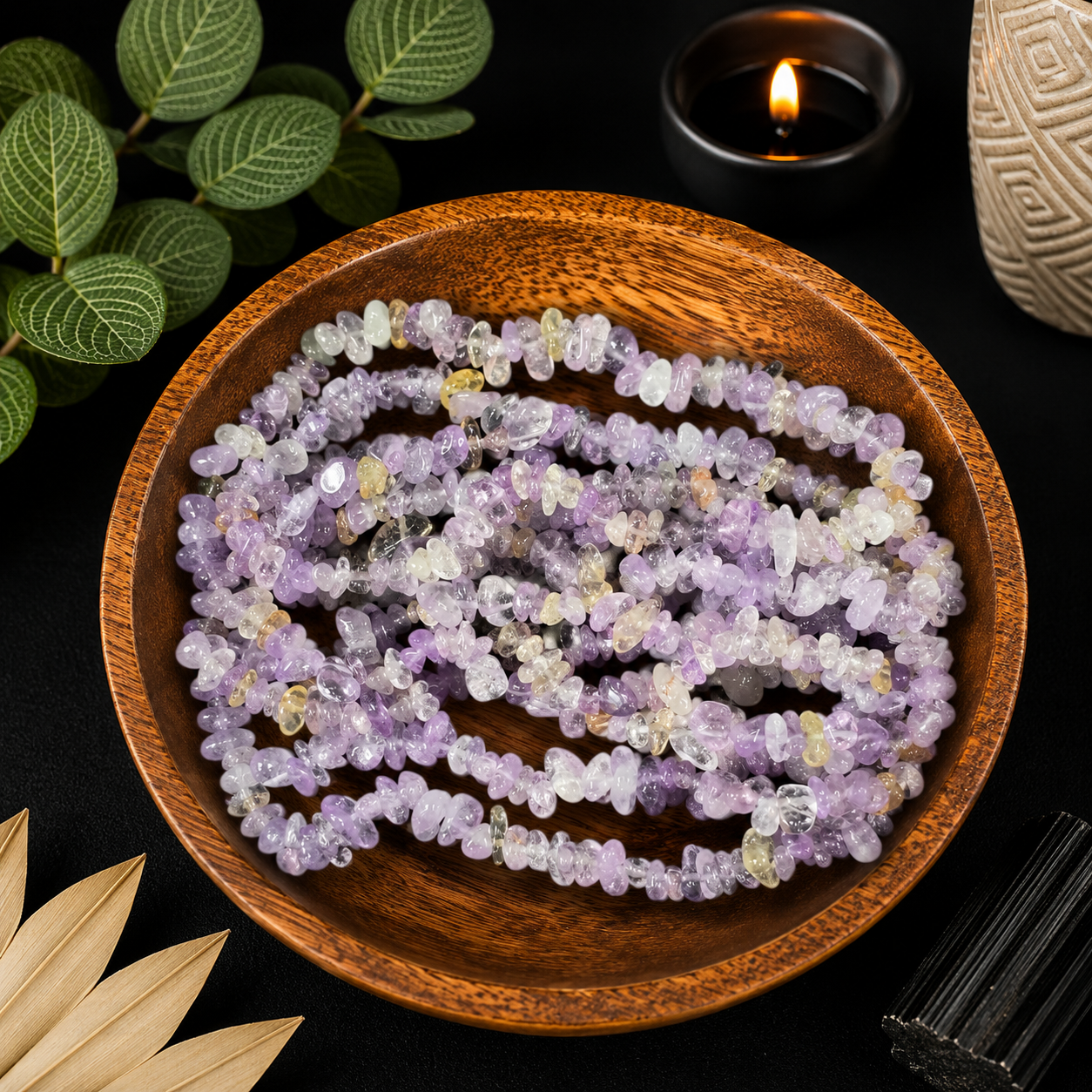 Ametrine 75cm-80cm Chips Strand