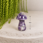4cm Gemstone Mushroom - Amethyst