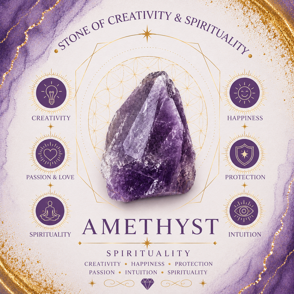Amethyst Lotus Om Pendulum