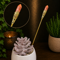 19cm Red Jasper Garden Stick