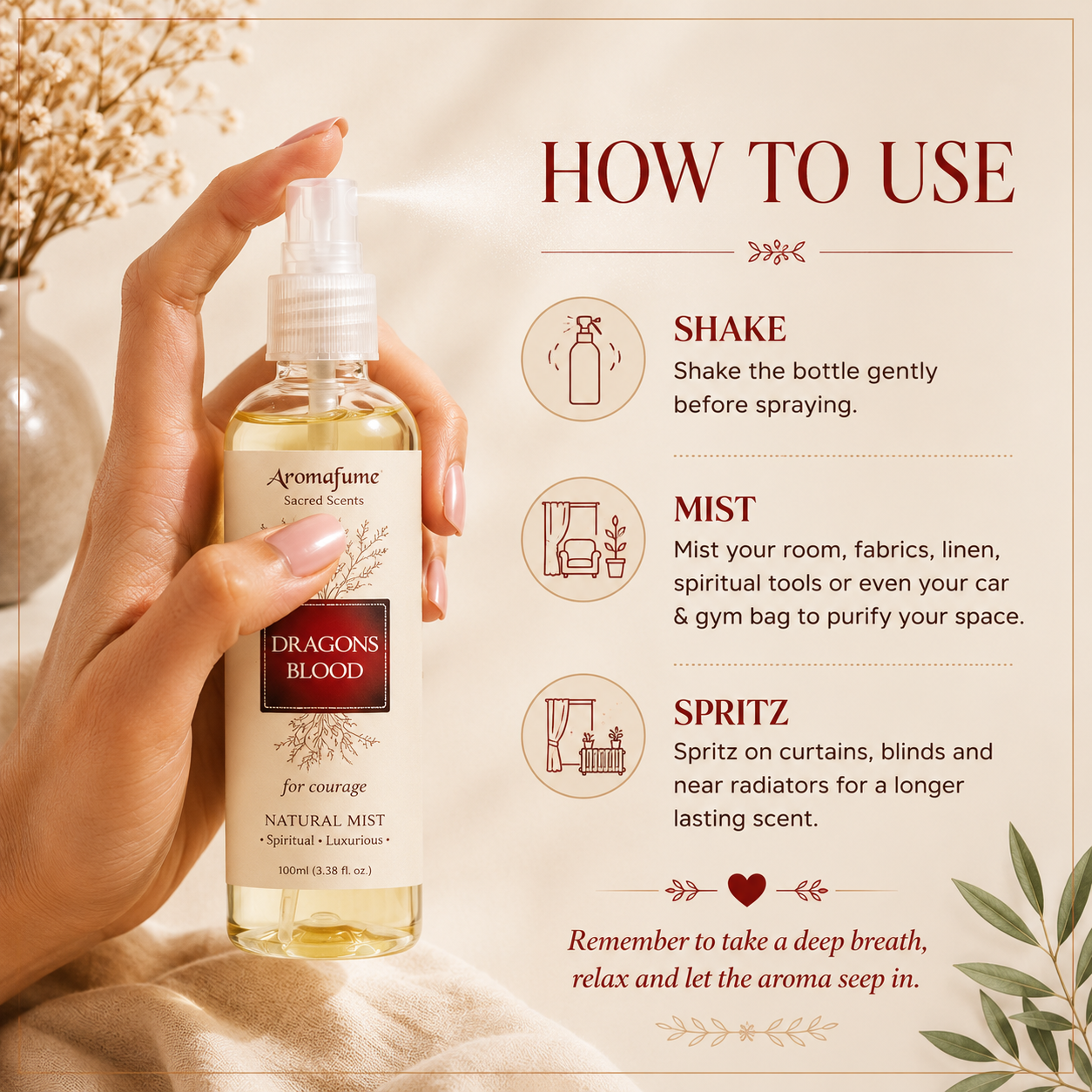 Dragons Blood Resin Natural Mist 100ml