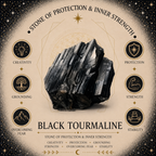 Protection - Black Tourmaline & Vetiver Soy Wax Candle