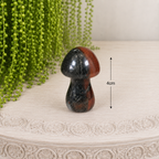 4cm Gemstone Mushroom - Bloodstone