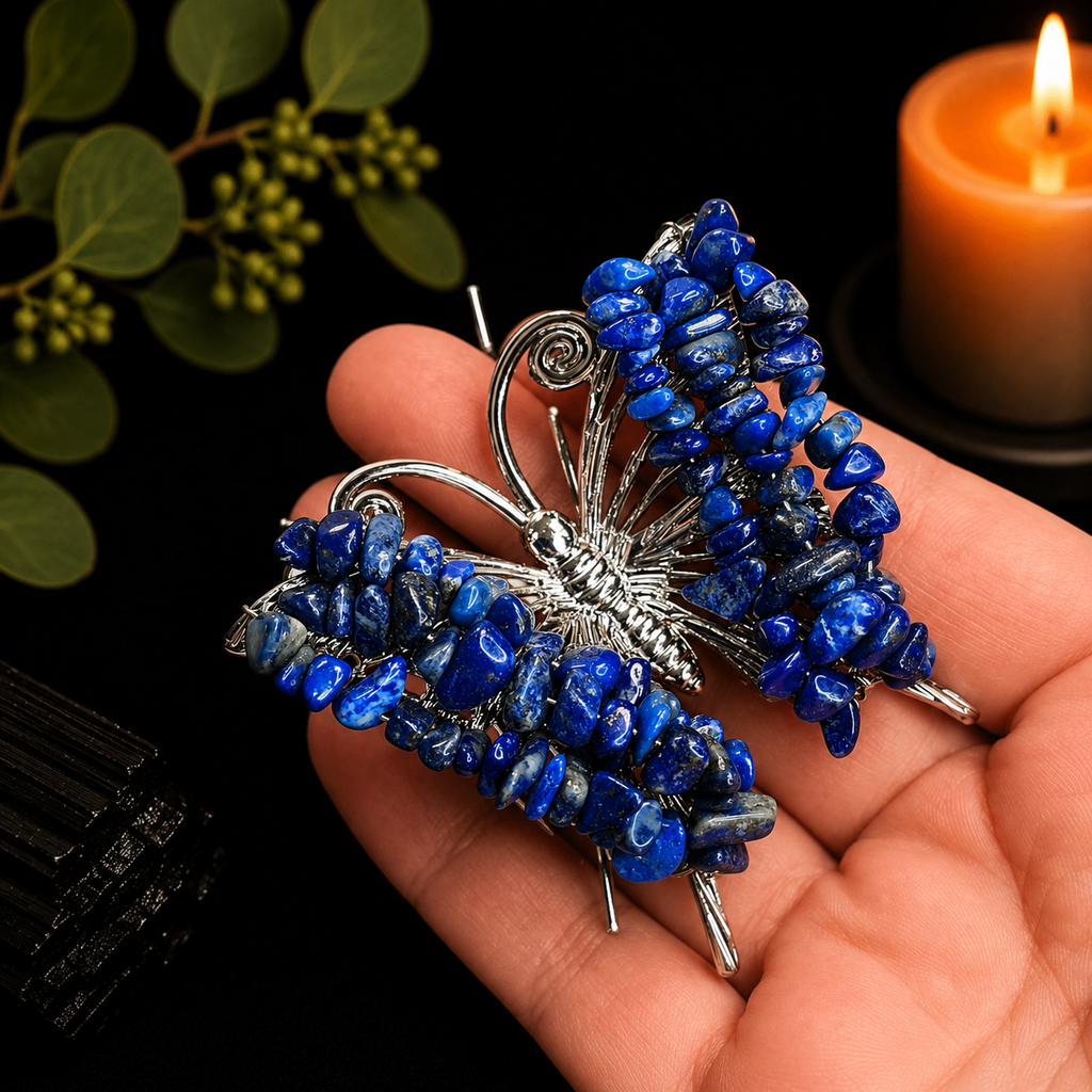 Gemstone Butterfly - Lapis Lazuli