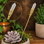 19cm Clear Quartz Garden Stick