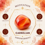 Carnelian Heart Shape Worry Stone (Thumb Stone)