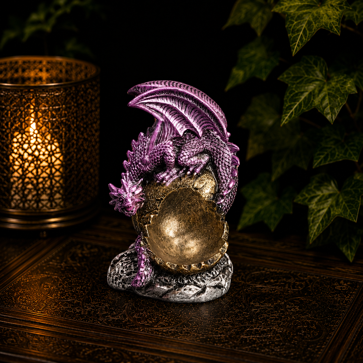 Magenta Dragon Sphere Stand