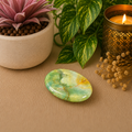 Ocean Jasper Oval Shape Worry Stone (Thumb Stone)