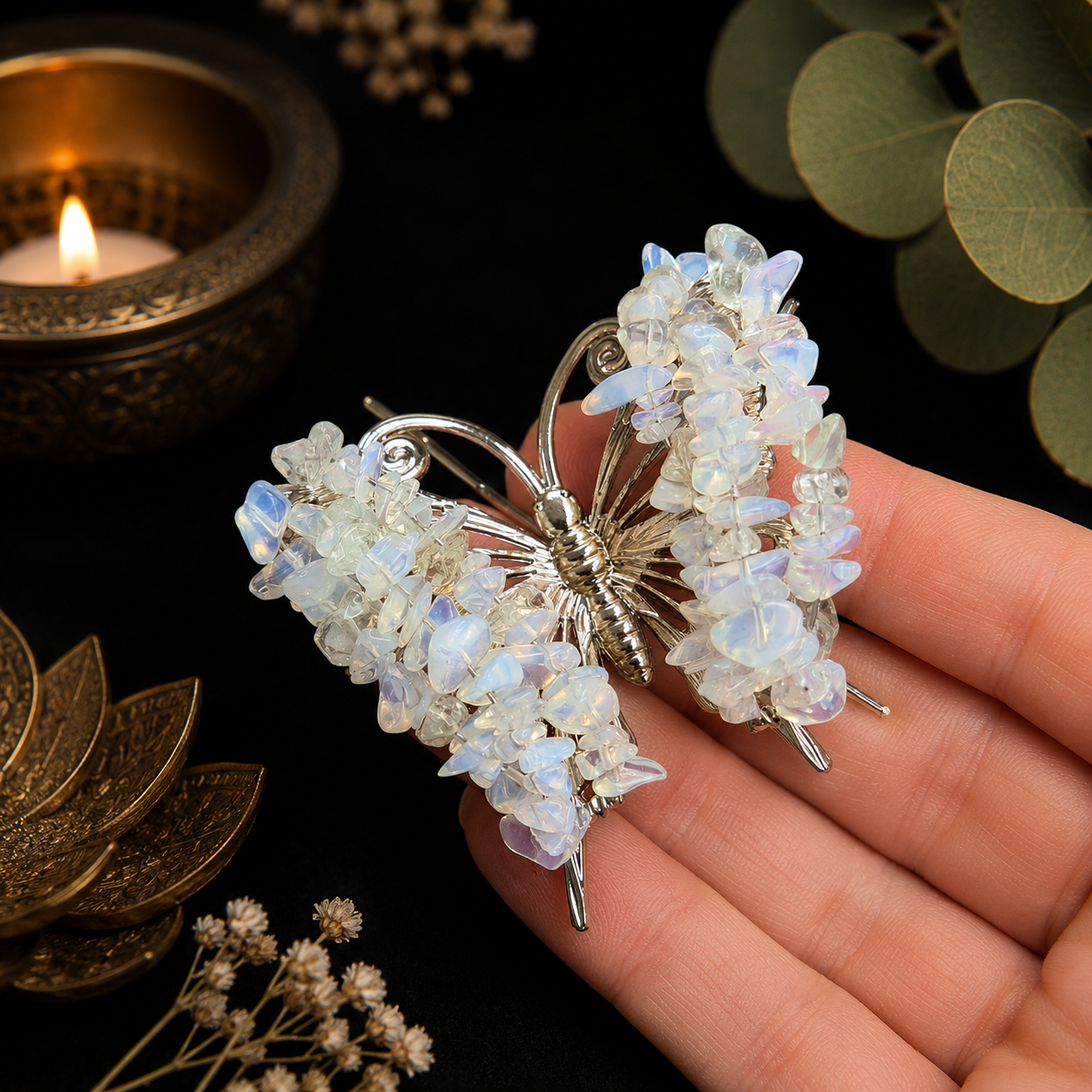 Gemstone Butterfly - Opalite