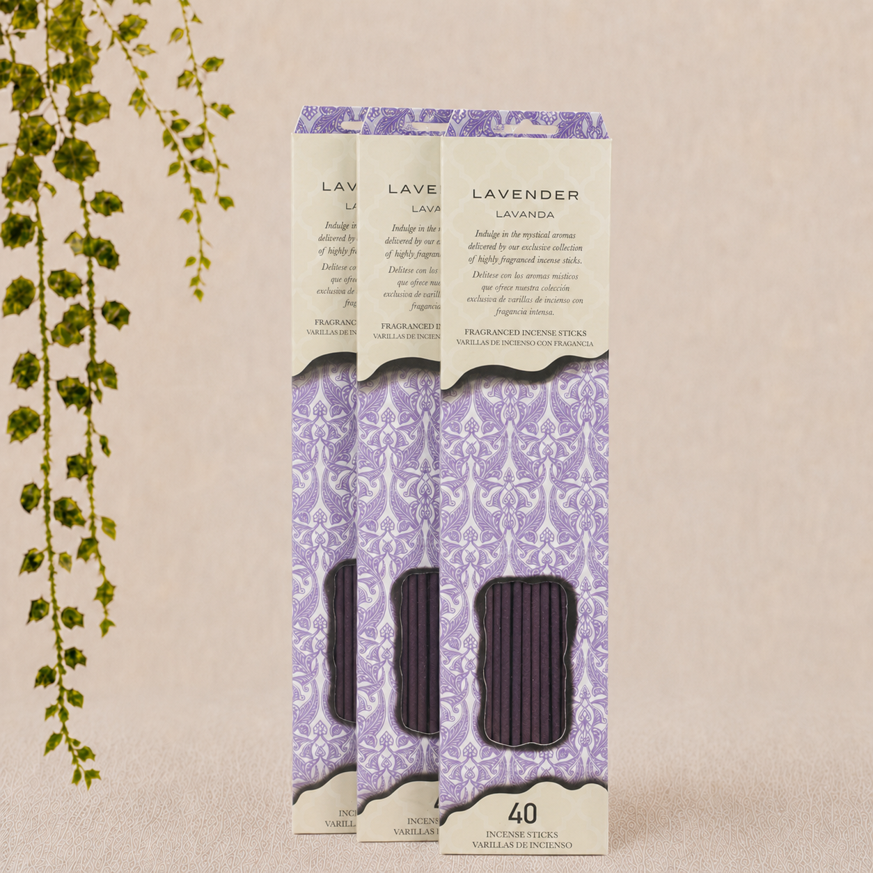 Lavender Incense Sticks - 40 Sticks