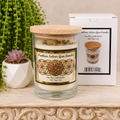 Problem Solver - Tiger Eye with Amber Soy Wax Candle