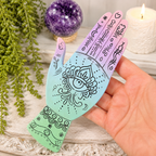 Pastel Palmistry Incense Holder